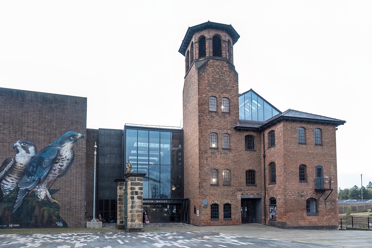 Todays Derby Museum of Making, housed in one of the world's first industrial factories