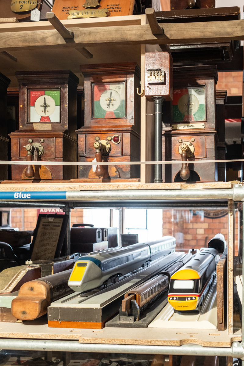 model trains and signal boxes
